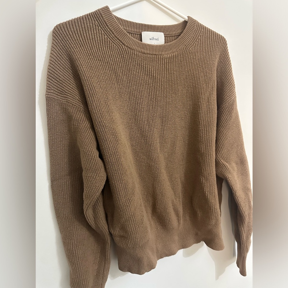 Aritzia/Wilfred Women’s Brown Sweater